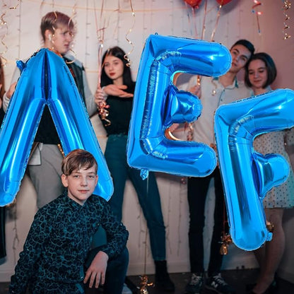 TONIFUL 40 Inch Large Blue Letter V Foil Balloons Alphabet Balloons | Giant - Image 5