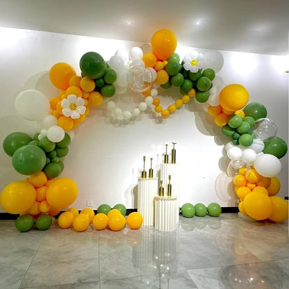 MEBAY Sage Green Orange Balloon Arch Kit - Image 7