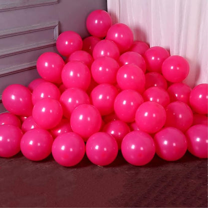 5 inch Hot Pink Party Balloons - Image 3