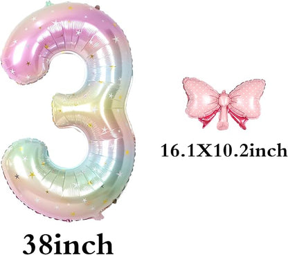 Happy birthday Big Number Balloons Foil Birthday Balloon Number Balloons Happy - Image 2