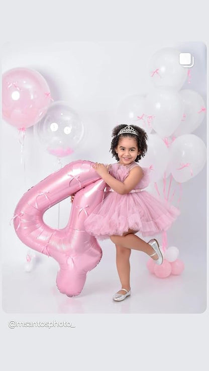 Number Balloons 40 Inch Pearl Pink 3 Balloon - Image 2