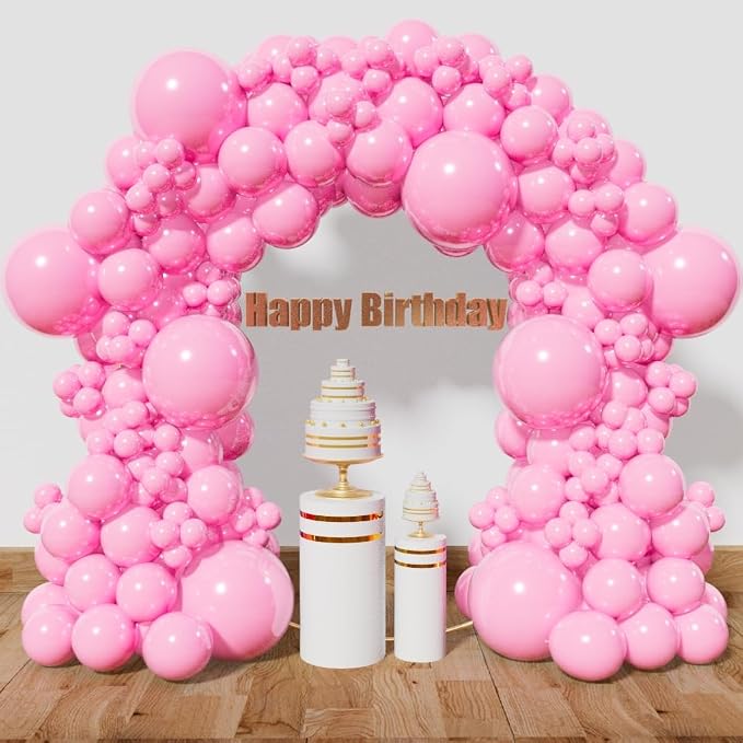 Pink Balloon Arch Kit 111Pcs 18 12 5 Inch Latex Party Balloons Garland by Kawkalsh