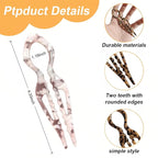 Prestige Hair Pins for Women,French U-Shaped Hair Pin 3Pc Elegant Women Hair Accessories Suitable for Thick or Thin Hair (Pink, Blue, Starry gray)