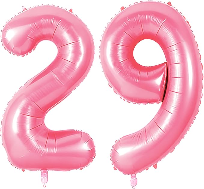 Number 29 Balloons for 29th Birthday Party Decorations, 0-100 Large No.29 by Joycard