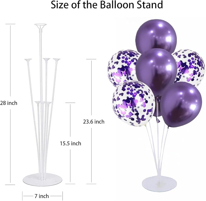 6 Set Balloon Stand Kit for Table Centerpieces - Image 5