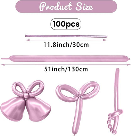 100Pcs Metallic 260 Balloons, 260 Art Ballon - Image 2