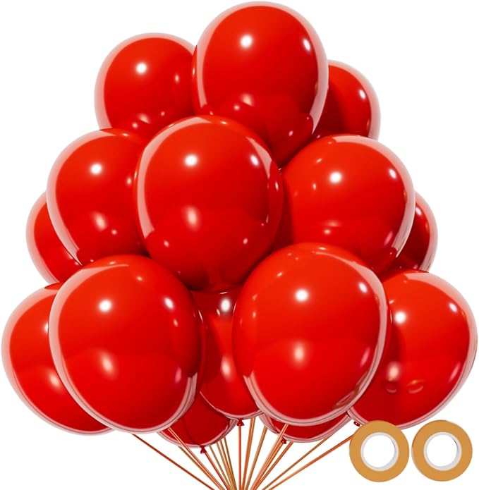 Red Balloon 110pcs by KUULBELAballoons