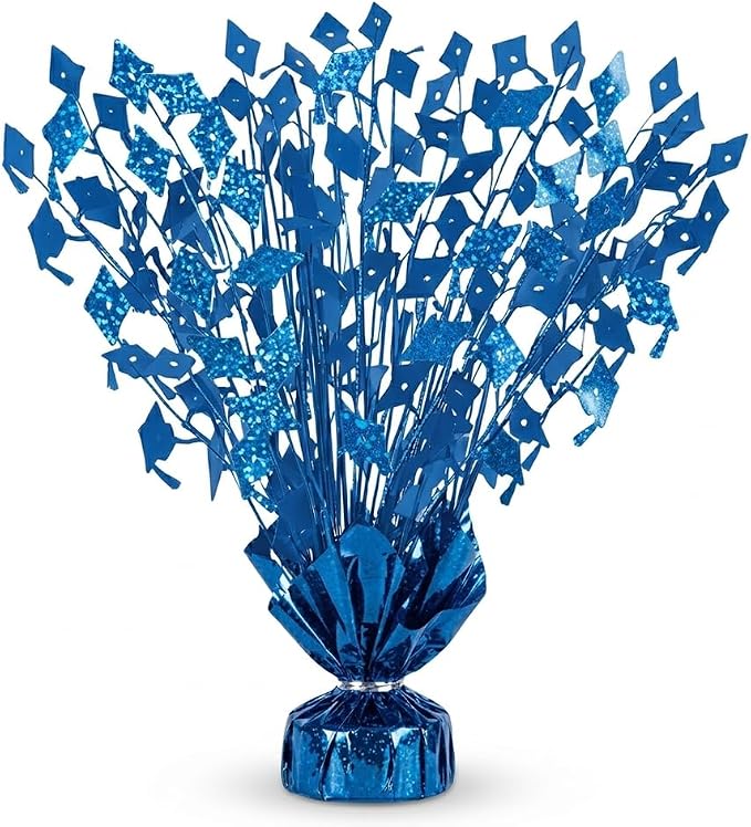PMU Blue Graduation Balloon Weights, Graduation Centerpieces by PMU