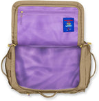 Baboon to the Moon Go-Bag Big Duffle Bag - Detachable Straps, Stylish, Compact, Large Travel Bag Lightweight, Durable, Water-Resistant for Men and Women (Kraft Paper)