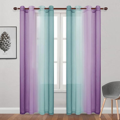 DWCN Ombre Sheer Curtains by DWCN