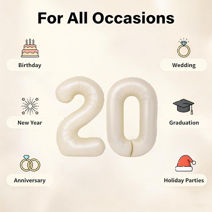 Number Balloons for Birthday Decorations - Image 5