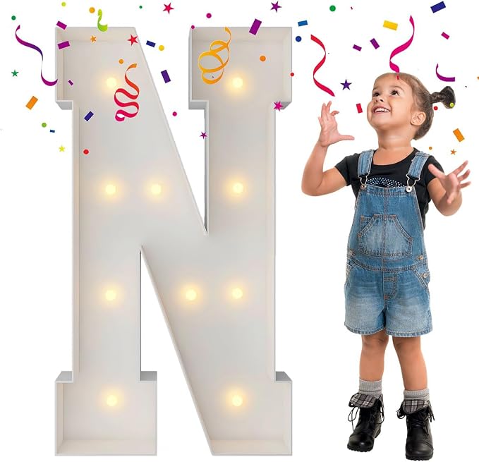 3FT Marquee Light Up Letters by MerryMosaics