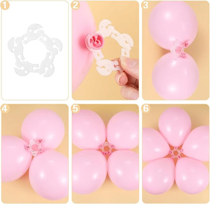 Mabor 50PCS Balloon Arch Clips, Reusable ABS Multi-Clips - Image 3