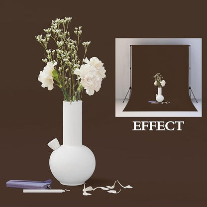 Brown Photography Backdrop for Photoshoot, Fabric 10x20ft | Polyester Studio - Image 4