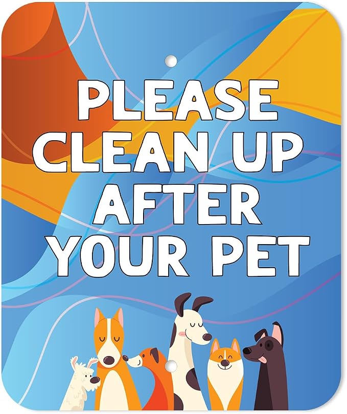 Zero Waste USA - DISPENSE-ART™ Roll Bag Dispenser & Sign - Abstract Dogs | - Image 2