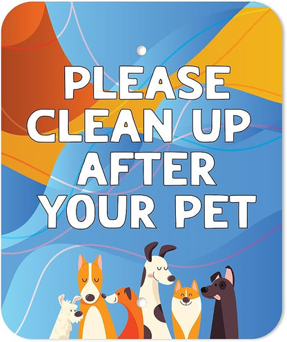 Zero Waste USA - DISPENSE-ART™ Roll Bag Dispenser & Sign - Abstract Dogs | - Image 2