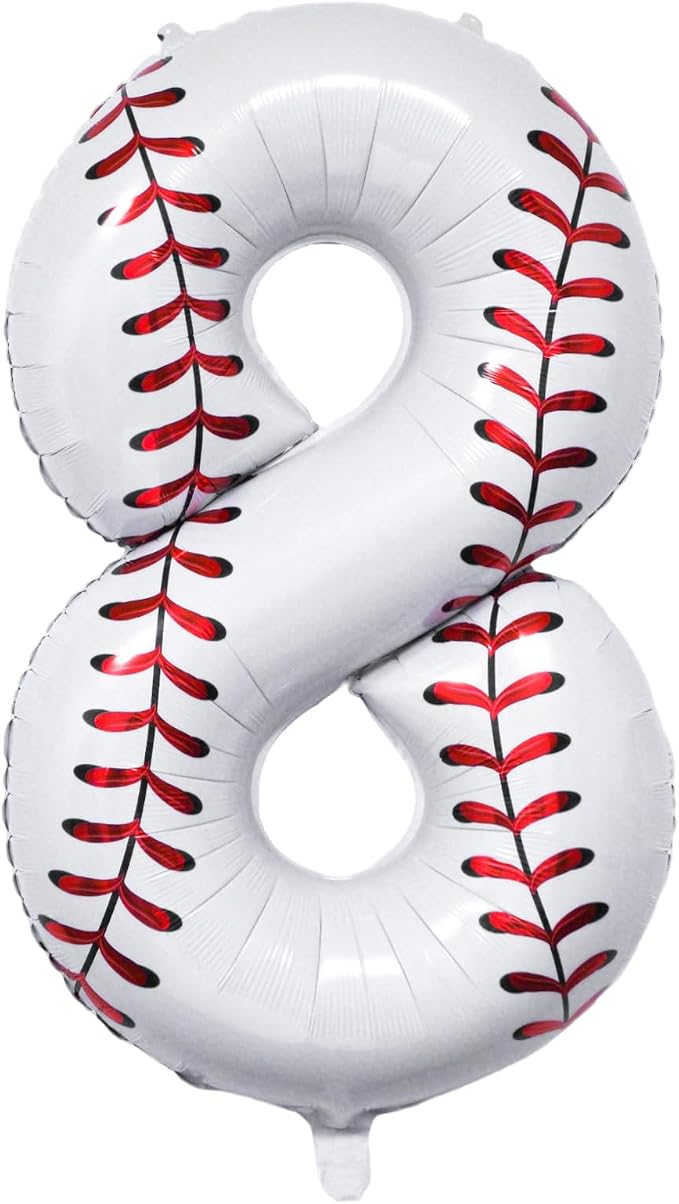 Baseball Birthday Decor, Sport Themed Balloons Party Decorations by Lcoor