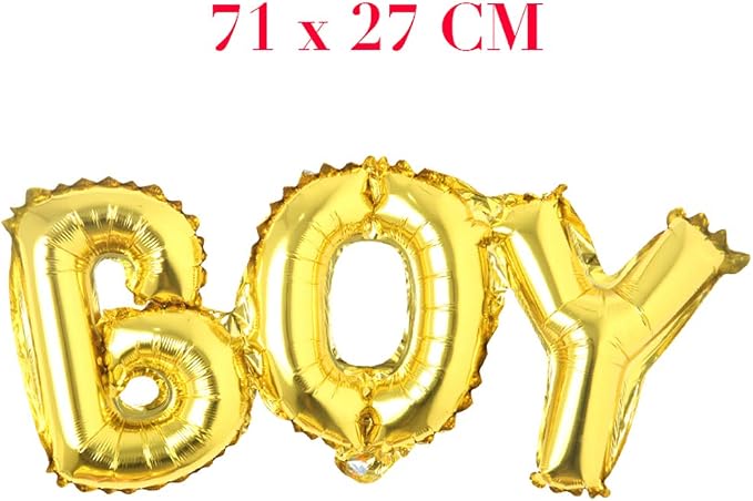 Boy girl connection Letter foil balloons children party decoration birthday - Image 4