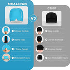 Head Ice Hat, Ice Cap for Head, Ice Head Wrap, Cold & Hot Therapy Reusable 360 Compression Flexible Ice Pack Wrap. Blue