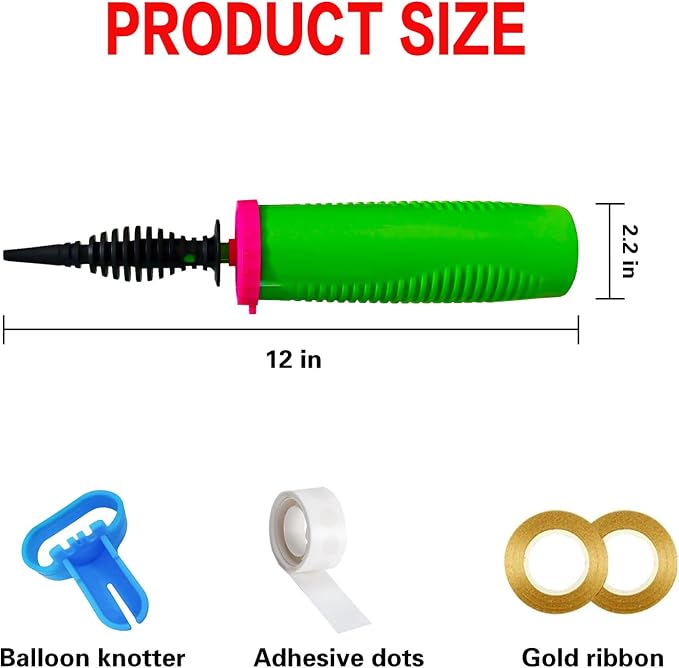 Balloon Pump Hand Held – 2Pack Two Way Dual Action Inflator - Image 3