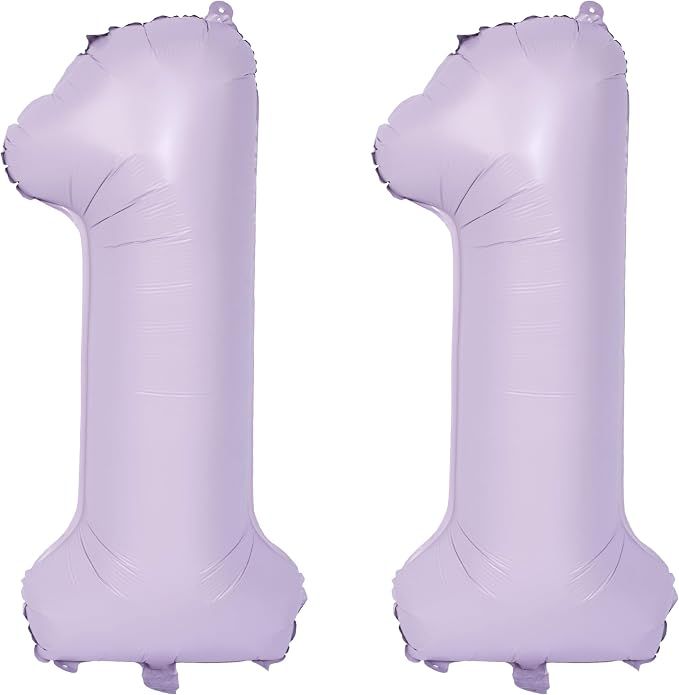 40 In Matte Purple Number Balloons Helium Foil Mylar Balloon Digital 11 | by Exquisitehighqualitypartydecorationstomeetyoureveryneed%EF%BC%81