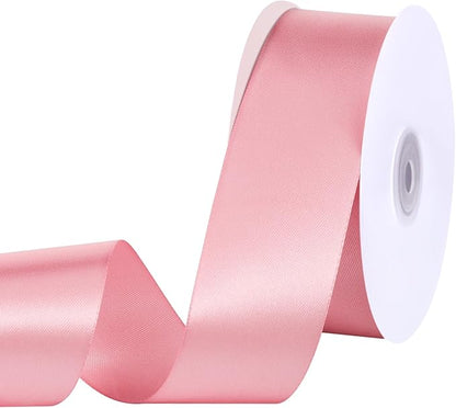 woric Pink Satin Ribbon 1 1/2 Inch 60 Yards by woric