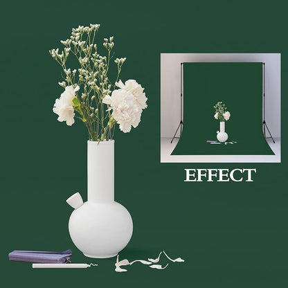 Dark Green Photography Backdrop - Image 4