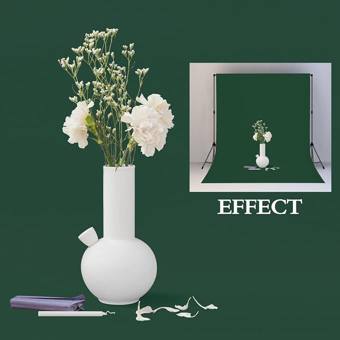 Dark Green Photography Backdrop - Image 4