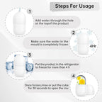 Upgraded Ice Facial Roller for Face and Eye Beauty, Gua ShaFacial Tools ,Neck Massage, Silicone Ice Mold,Self Care for Women