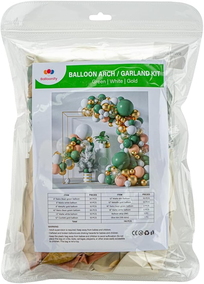 Restaurantware-Balloonify Balloon Garland Set, 1 Party Decoration Kit - Image 2