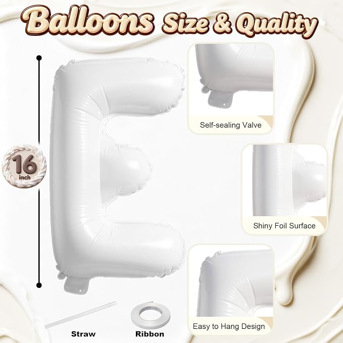 White NEW HOME Letter Balloon for Housewarming Party Decoraction, 16 inch Matte - Image 2