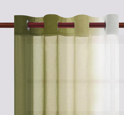 DWCN Ombre Short Sheer Curtains - Image 8