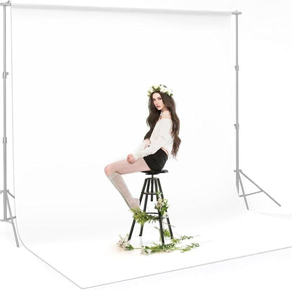 CPLIRIS 10x12ft White Backdrop Photography Photo Shooting Background by CPLIRIS