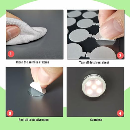 280 Pcs Sticky Tack, Double Sided Sticky Dot, No Trace Poster Adhesive Putty - Image 4