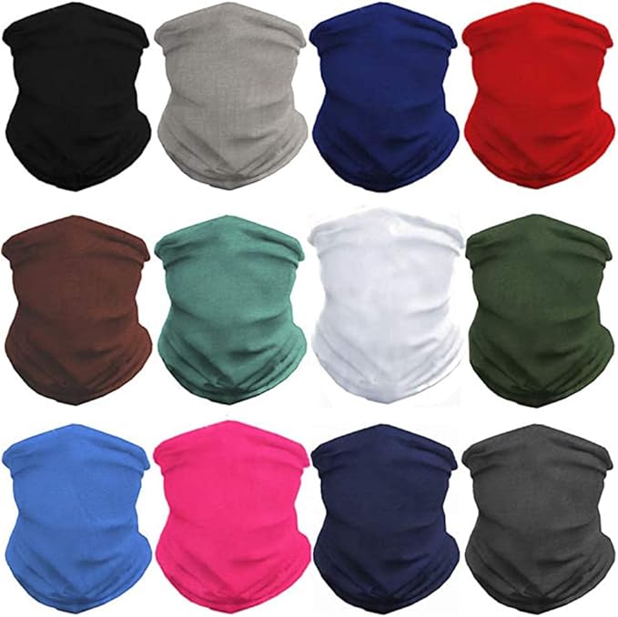 Face Mask Bandanas Neck Gaiter Headwear Magic Scarf Headband for dust Sun Wind