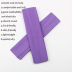 Yoga Sports Headbands,Pack of 24,Soft Elastic Stretchy Athletic Headband Workout Gym Sports Fitness Hair bands