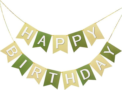Happy Birthday Banner Birthday Party Banner NO DIY Happy Birthday Sign | by KINGLAKEGARDEN