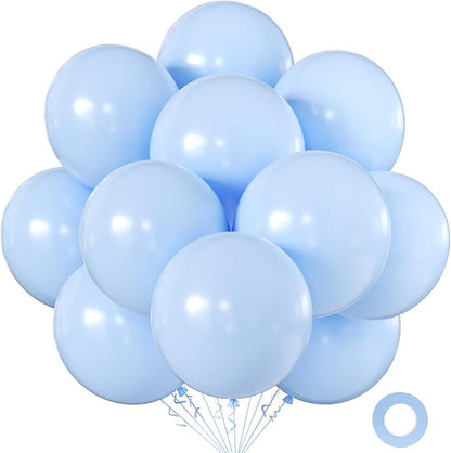 18 inch Pastel Blue Balloons by KALOR