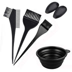 Hair Dye Mixing Bowl and Brush set, 6pcs Hair Dyeing Tool Set, Brush Double-Sided Comb, Dye Brush, Ear Cover, Hair Colouring Tools for Home Salon Beauty