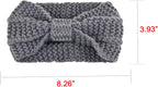 DRESHOW Knit Crochet Headband for Women Ear Warmer Soft Turban Stretch Warmer Headbands Winter Fashion Head Wrap