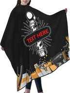 Custom Barber Cape for Men Personalized Professional Hair Cutting Cape with Text for Home Salon Barbershop