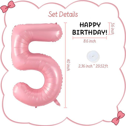Happy birthday Big Number Balloons Foil Birthday Balloon Number Balloons Happy - Image 2
