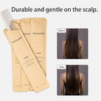 Hair Combs Bulk, Disposable Wheat Straw Combs Individually Wrapped Combs for Hotel, Travel, Airbnb, Charity, Church, Homeless (Pack of 200)