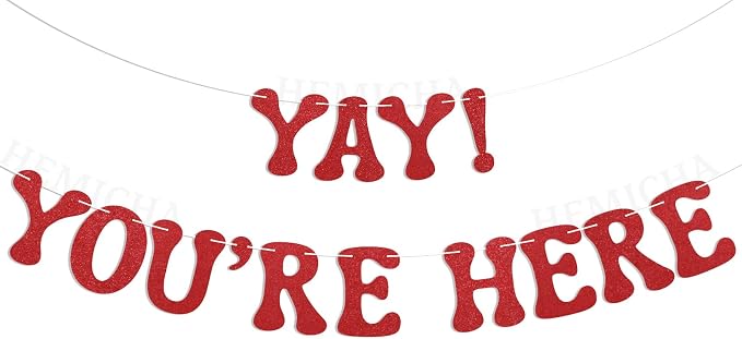 Yay！You're Here Banner by Hemicha