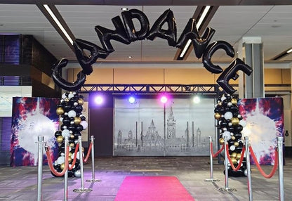 Black Letter E Balloons, E Balloon 40 Inch E Balloon Letter - Image 5