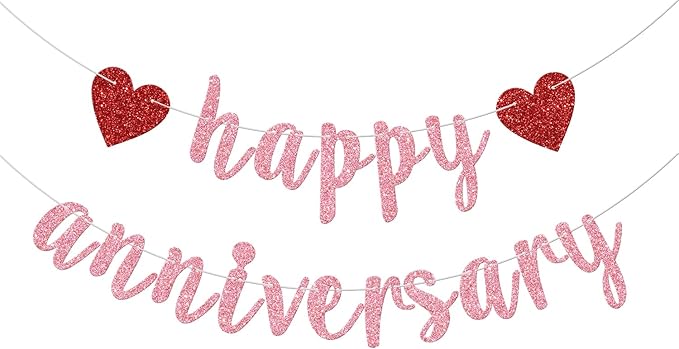 Happy Anniversary Banner, Anniversary Party Decorations, We Still Do, Happy by Bytorjar