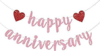 Happy Anniversary Banner, Anniversary Party Decorations, We Still Do, Happy by Bytorjar