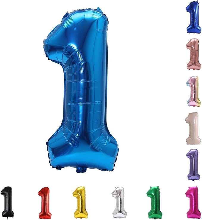 YPSelected 32 Inch Large Foil Helium Number Balloon Birthday Wedding Party 0-9 by YPSelected