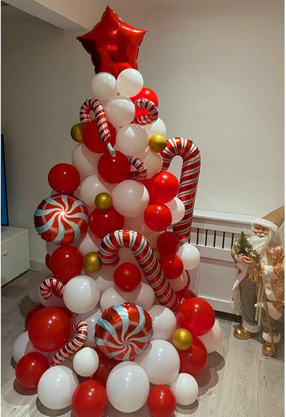 Red and White Balloons, Graduation, Valentine's Day Party Decorations - Image 5