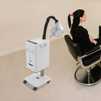 Nano Ionic Hair Steamer Machine - 500W Professional Hair & Scalp Care with 6 Modes Hair Color Processor, Adjustable Temp 32-140°F, 1000ml Tank, for Home & Salon Use (White)
